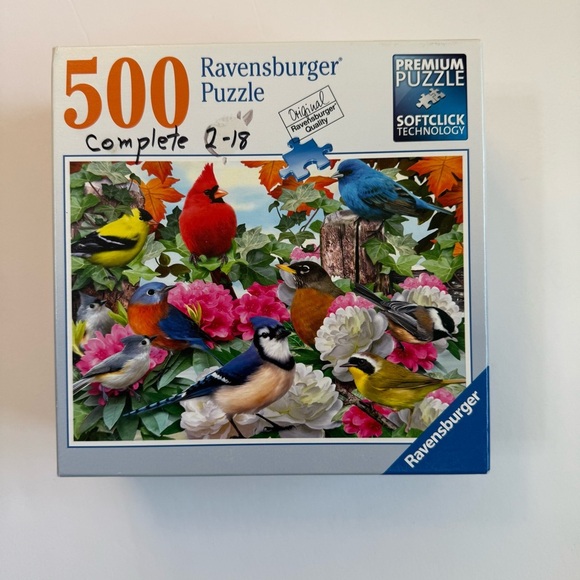 Ravensburger Colorful Birds Puzzle - 500 Pieces nature outdoors - Picture 1 of 5